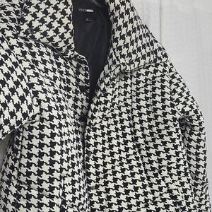 Fashion Nova Houndstooth Puffer Jacket
